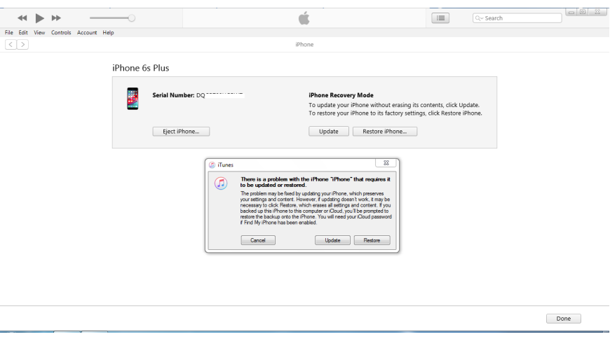 Cara Restore iPhone iOS melalui iTunes dengan Windows PC